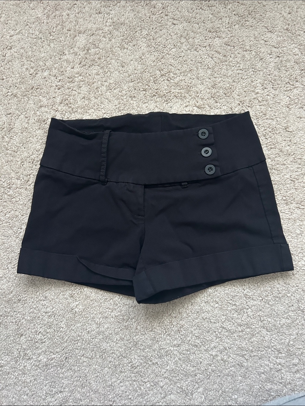 Y2K Seductions Black Mini Shorts